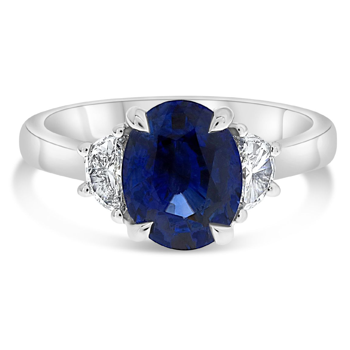 Oval Sapphire Ring — view 1