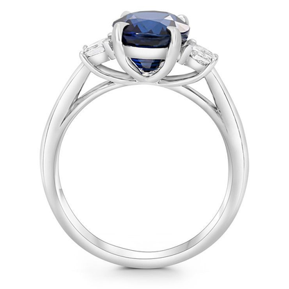 Oval Sapphire Ring — view 2