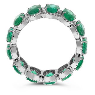 Oval Emerald Ring — view 2