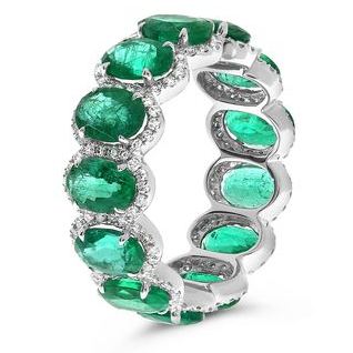 Oval Emerald Ring — view 3