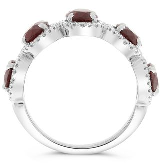 Oval Ruby Ring — view 2