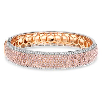 Pink Diamond Bangle — view 1