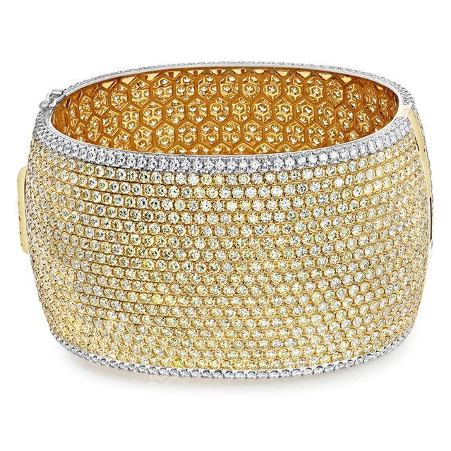 Round Yellow Bangle — view 1