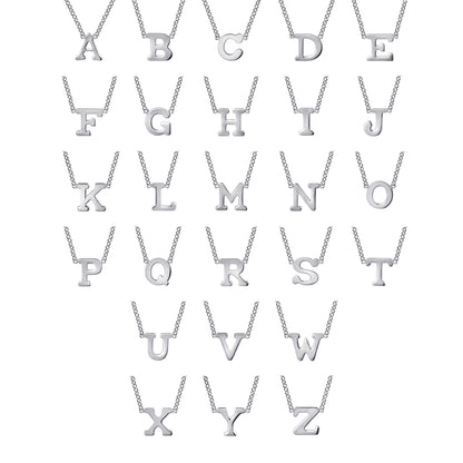 14K White Gold V Initial Necklace — Gabriel & Co. NK6928V-W4JJJ
