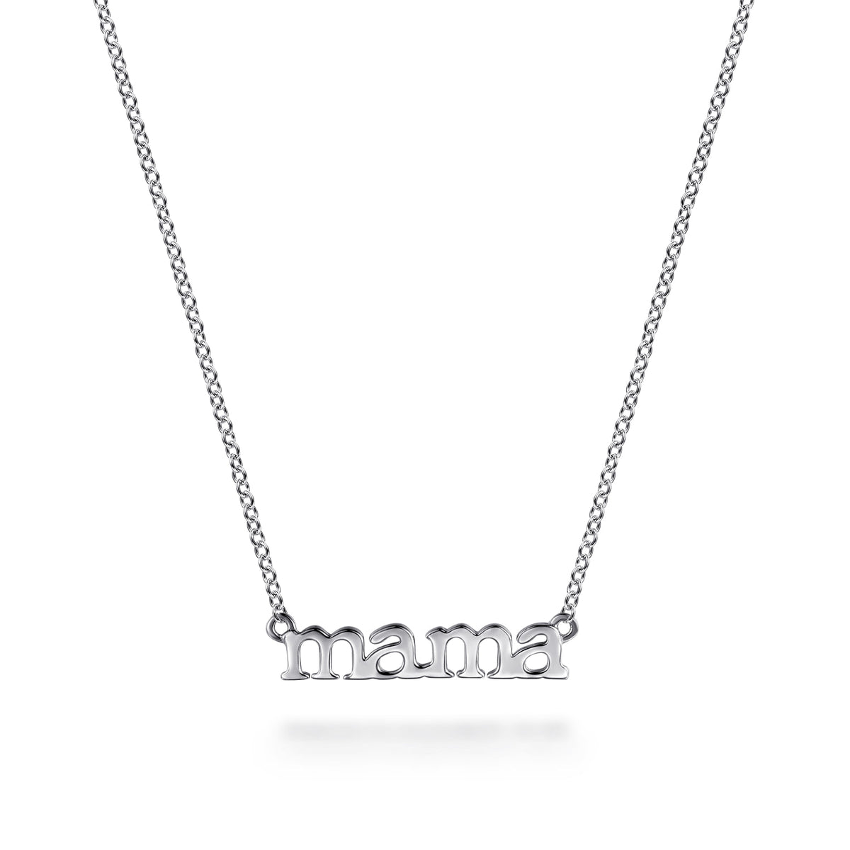14K White Gold Diamond Necklace — Gabriel & Co. NK7109W4JJJ
