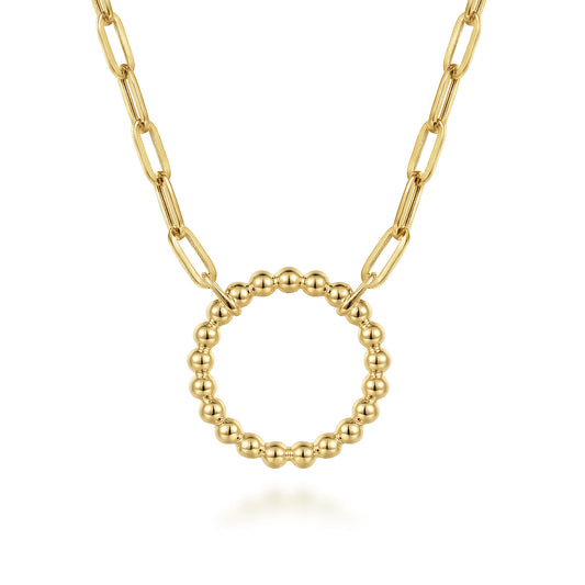 14K Yellow Gold Chain Necklace-Bujukan — Gabriel & Co. NK7131Y4JJJ