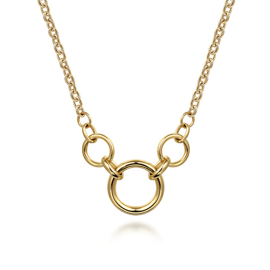 Chain Necklace 14K Yellow Gold Link — Gabriel & Co. NK7360Y4JJJ