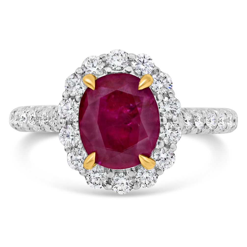Oval Ruby Ring — view 1