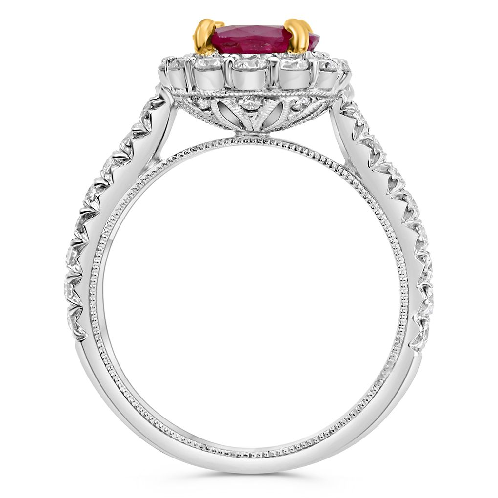 Oval Ruby Ring — view 2