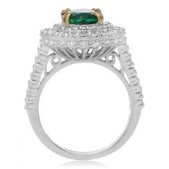 Oval Emerald Ring — view 2