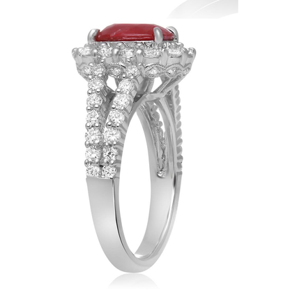 Oval Ruby Ring — view 2