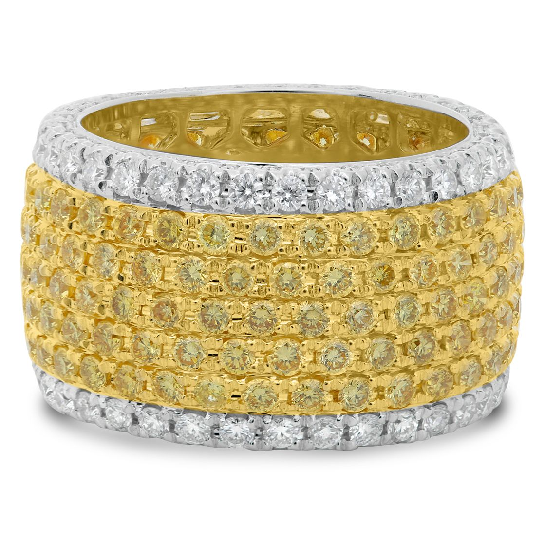 Fancy Yellow Diamond Ring — view 1
