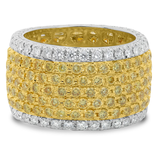 Fancy Yellow Diamond Ring — view 1