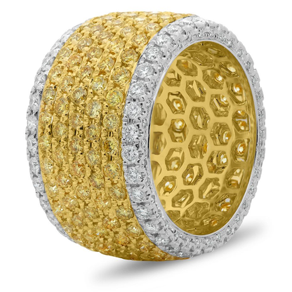 Fancy Yellow Diamond Ring — view 3