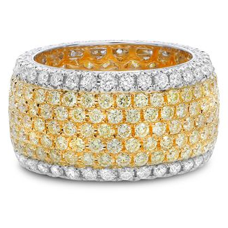 Fancy Yellow Diamond Ring — view 1