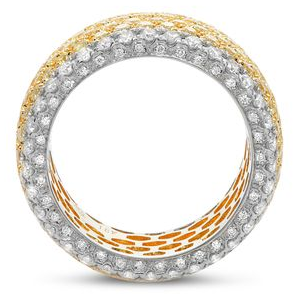 Fancy Yellow Diamond Ring — view 2