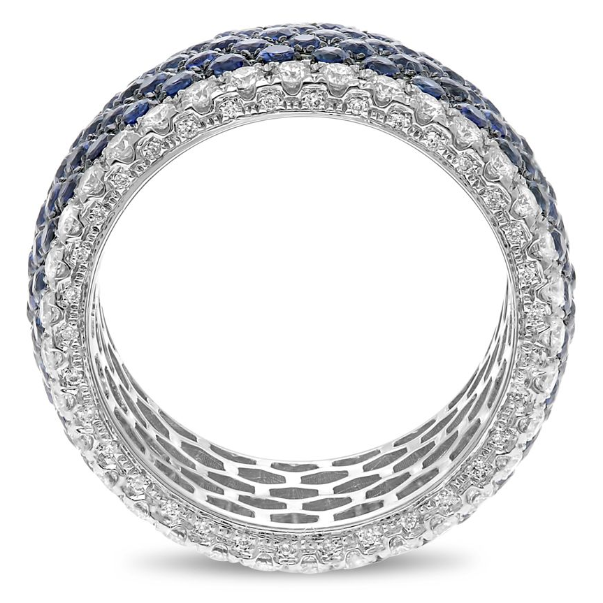 Round Sapphire Ring — view 2