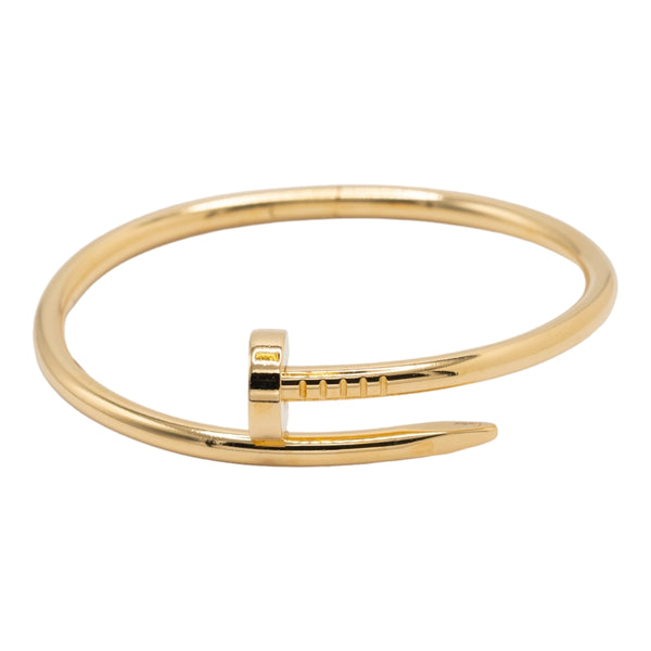 Cartier 18k Yellow Gold Juste Un Clou Bangle Bracelet