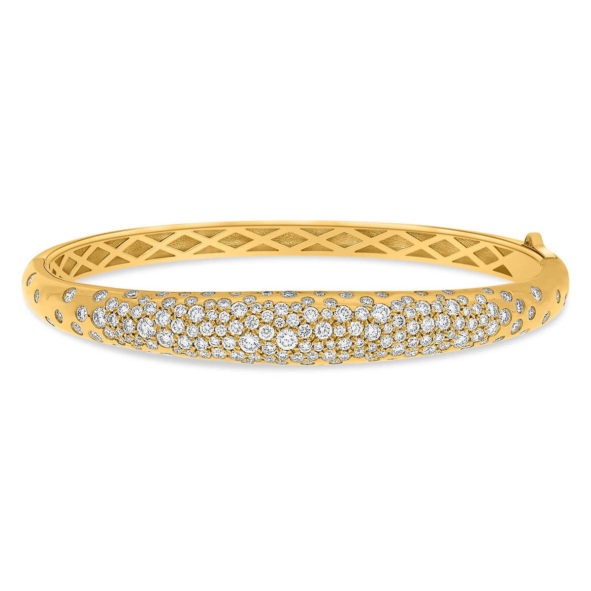 Round Diamond Bangle — view 1