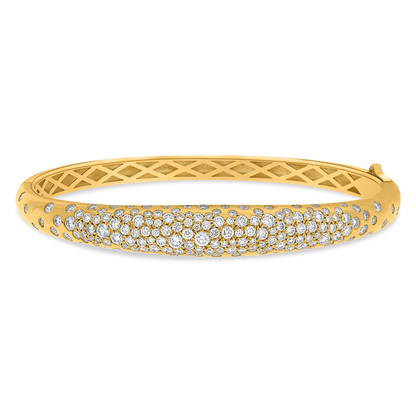 Round Diamond Bangle — view 1