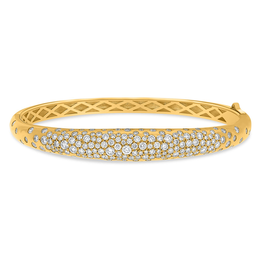 Round Diamond Bangle — view 1