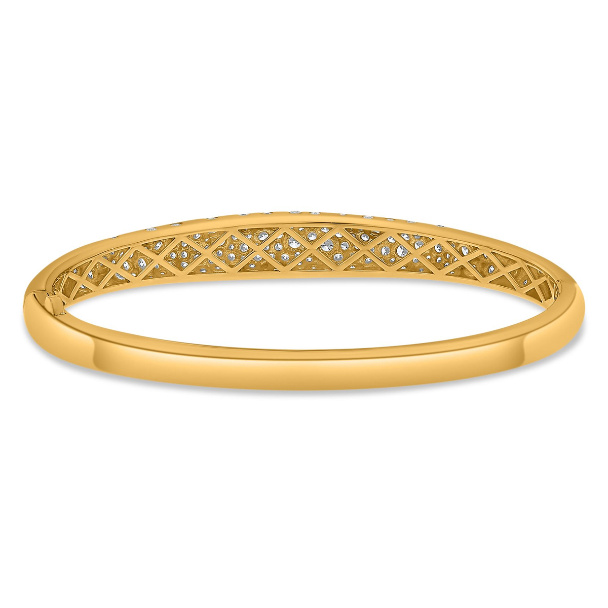 Round Diamond Bangle — view 2