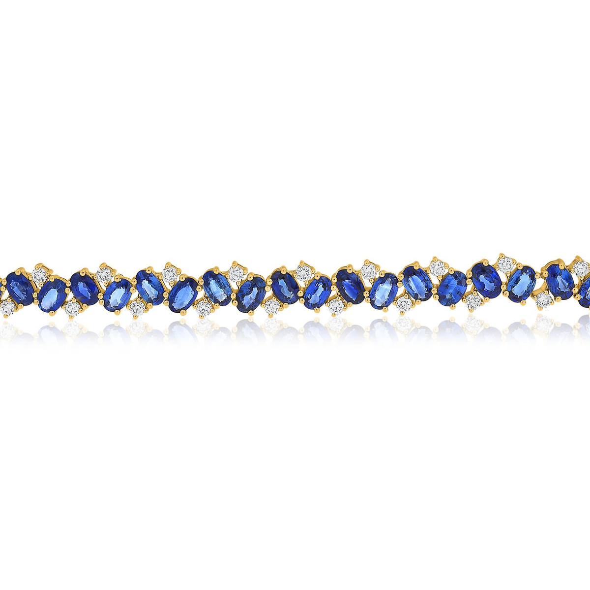 Oval Sapphire Bracelet — view 2