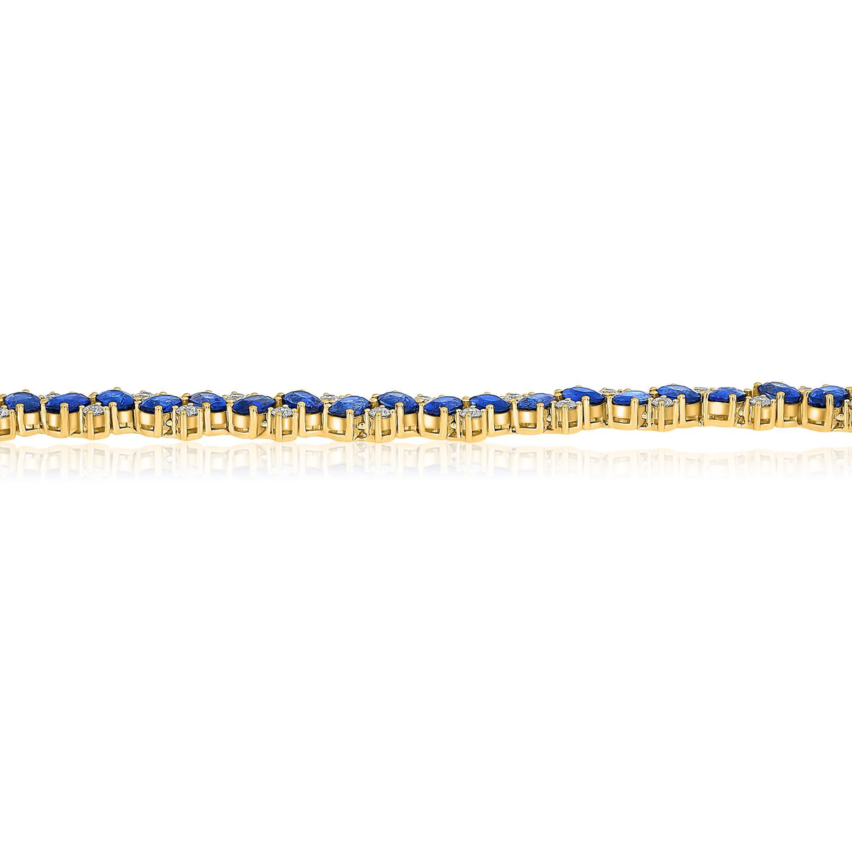 Oval Sapphire Bracelet — view 3