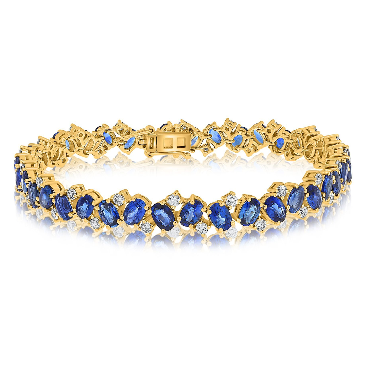 Oval Sapphire Bracelet — view 1