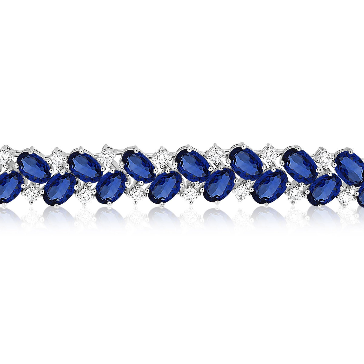Oval Sapphire Bracelet — view 1
