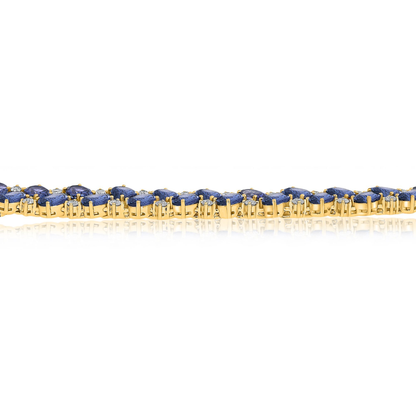Oval Sapphire Bracelet — view 3