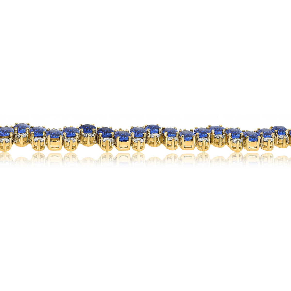 Oval Sapphire Bracelet — view 3