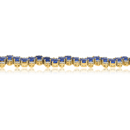 Oval Sapphire Bracelet — view 3