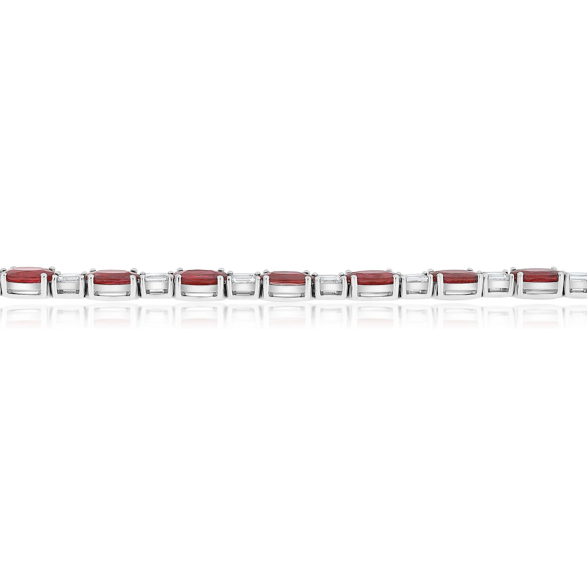 Oval Ruby Bracelet — view 3