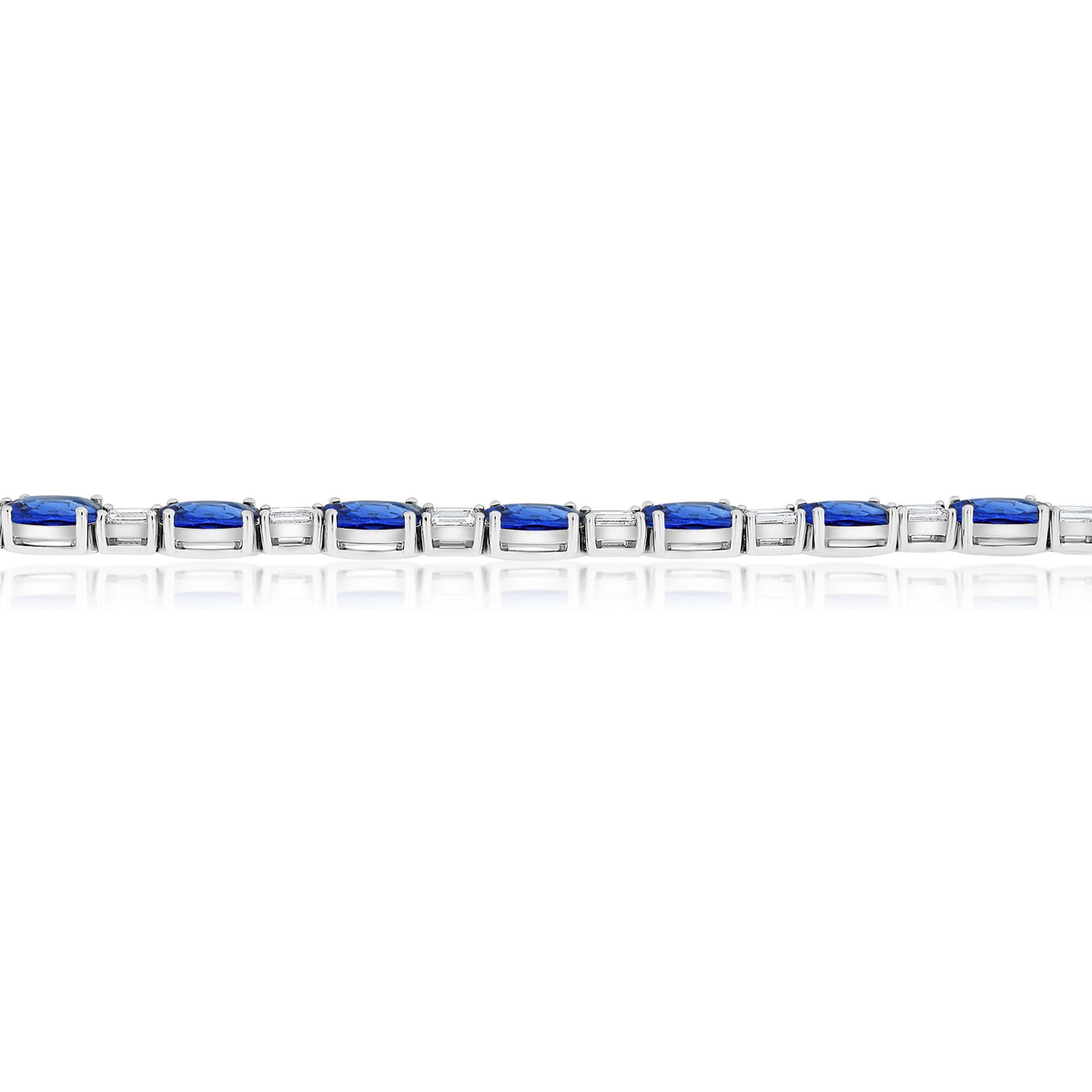 Oval Sapphire Bracelet — view 3