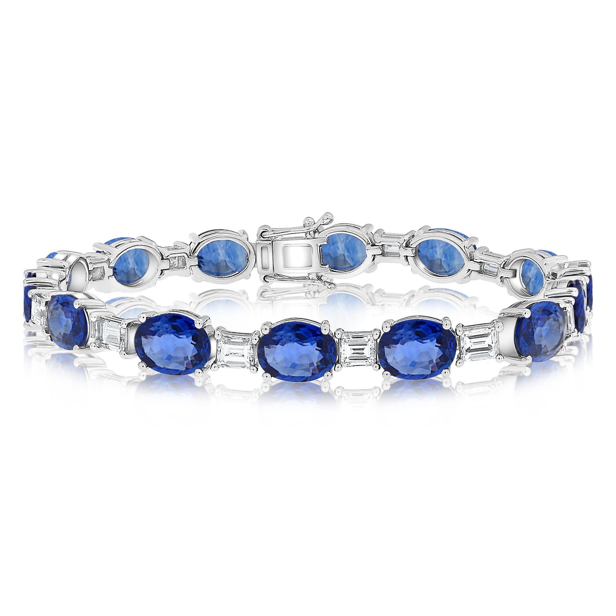 Oval Sapphire Bracelet — view 1