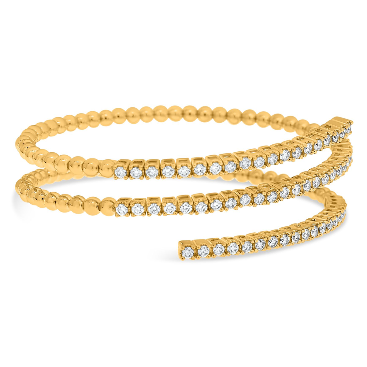 Round Diamond Bangle — view 1