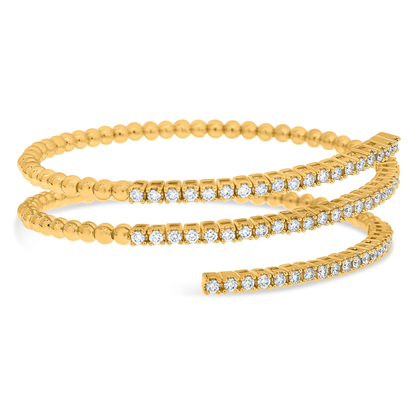 Round Diamond Bangle — view 1