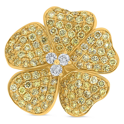 Round Diamond Earring — view 1