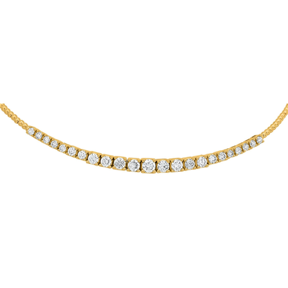 Round Diamond Necklace — view 1