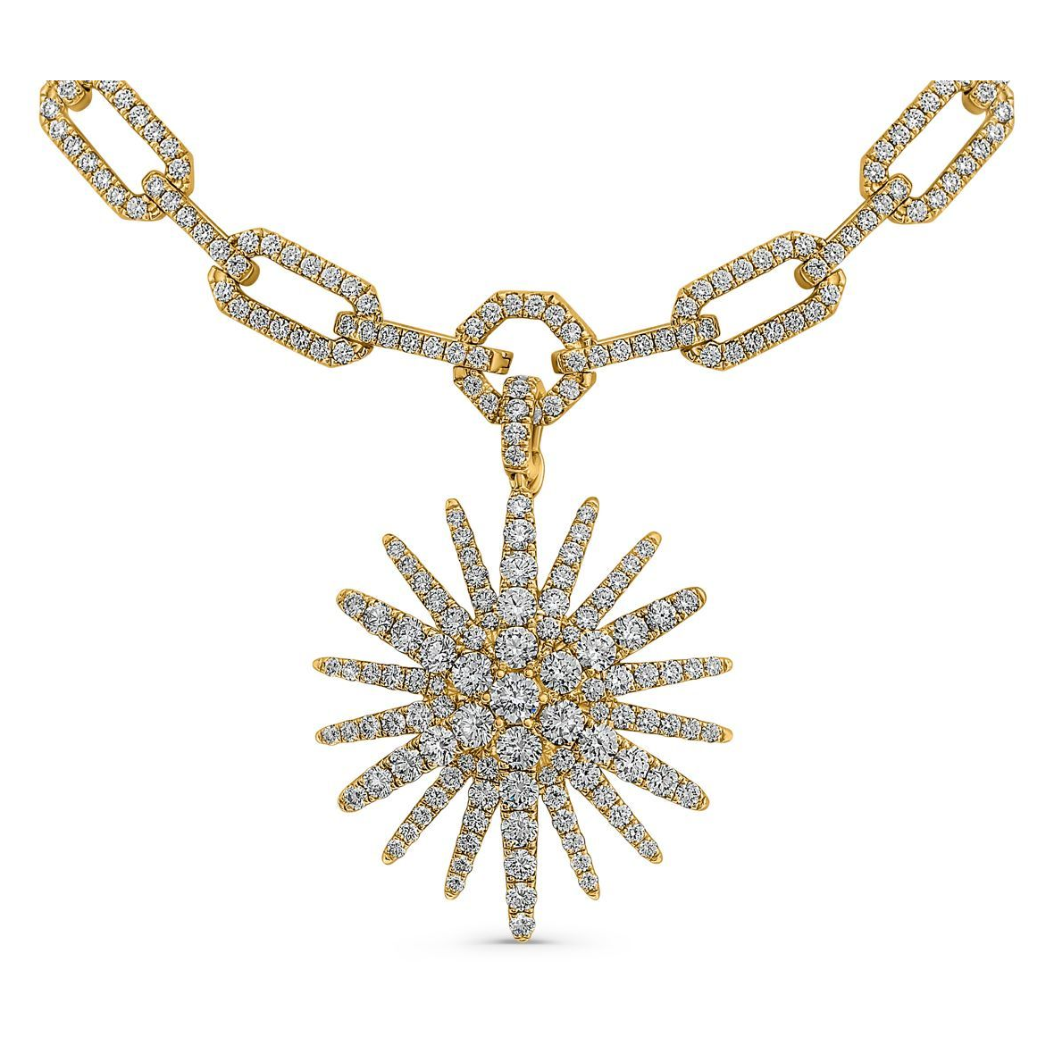 Round Diamond Necklace — view 2