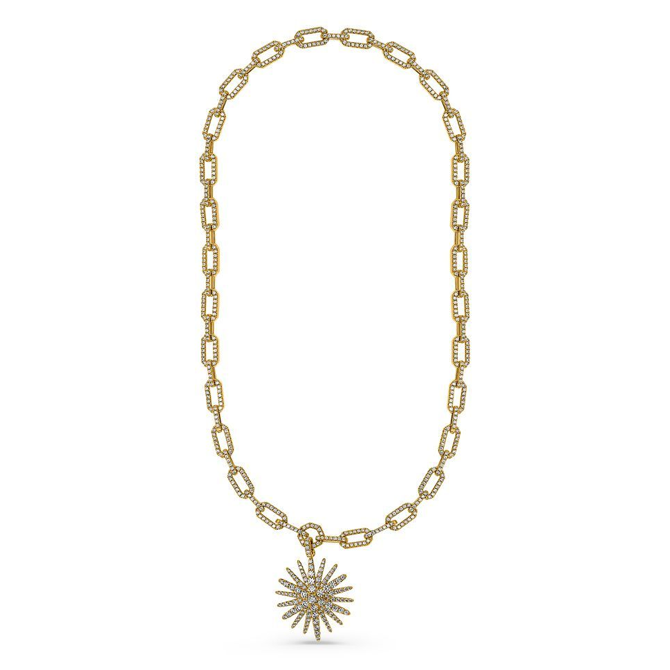 Round Diamond Necklace — view 1