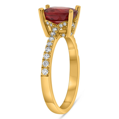Oval Ruby Ring — view 3