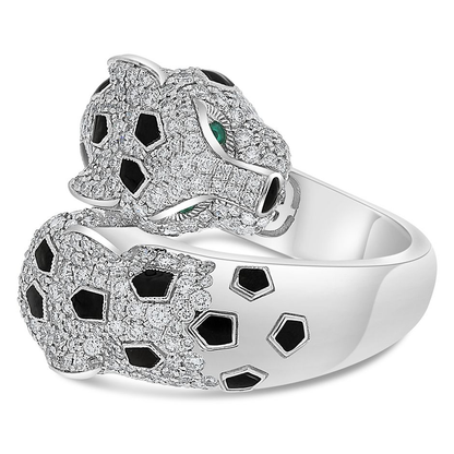 Round Emerald Ring — view 1
