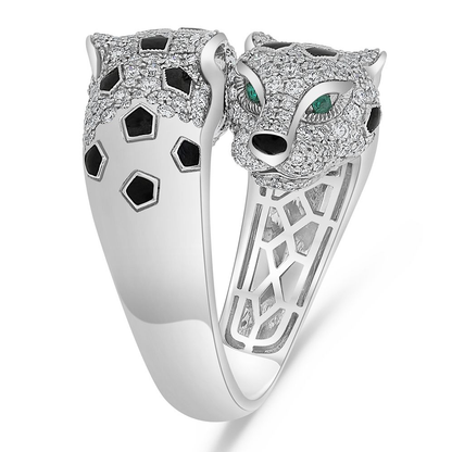 Round Emerald Ring — view 4