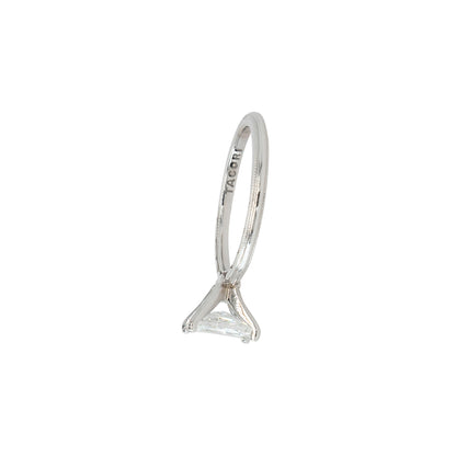 Tacori 18k White Gold GIA Certified 1.01ct Radiant Cut Natural Diamond Engagement Ring