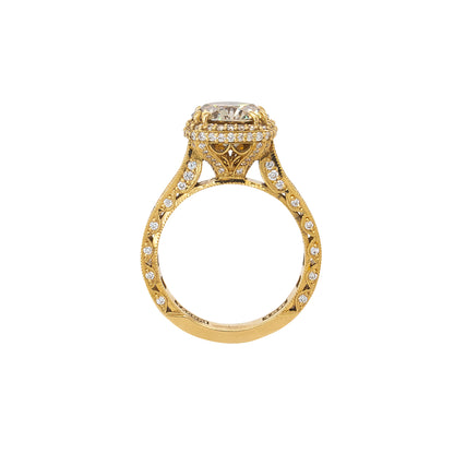 Tacori 18k Yellow Gold 2.36ct Round Brilliant Diamond Engagement Ring