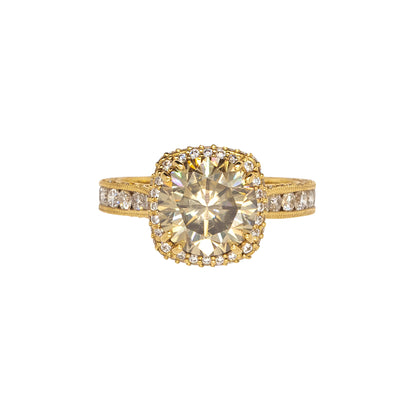 Tacori 18k Yellow Gold 2.36ct Round Brilliant Diamond Engagement Ring