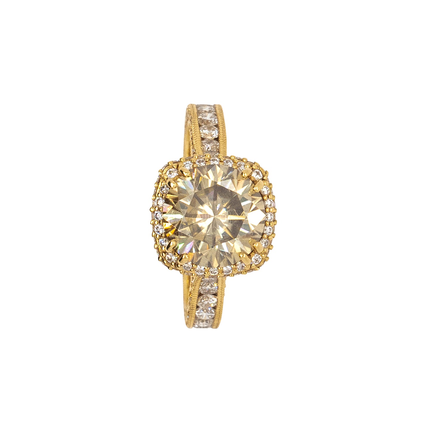 Tacori 18k Yellow Gold 2.36ct Round Brilliant Diamond Engagement Ring