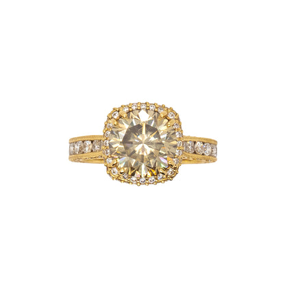 Tacori 18k Yellow Gold 2.36ct Round Brilliant Diamond Engagement Ring